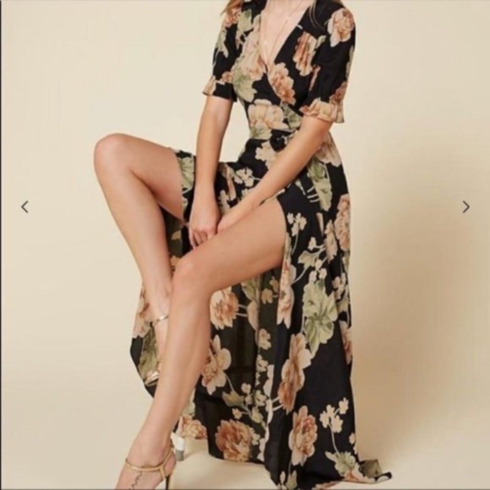 Reformation Addilyn Dress in Chateaux size XS NWT - Picture 3 of 12